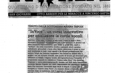 “In voce” un corso innovativo per analizzare le corde vocali – Roma 28 Settembre 2012