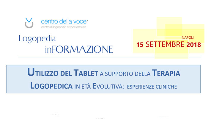 Utilizzo del tablet a supporto della terapia logopedica in età evolutiva